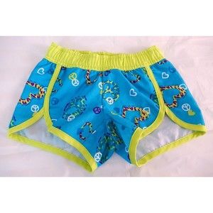 Ocean Pacific Girls Hot Shorts Sz XS Elastic Waist  Athletic Activewear Summer